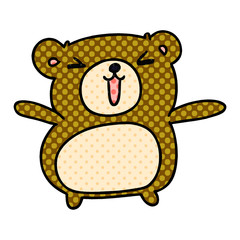 cartoon kawaii cute teddy bear