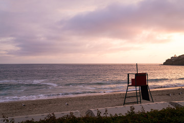 Fototapeta na wymiar Emerald Bay, Laguna Beach, California 