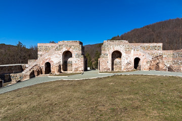 Remnants of Ancient Roman fortress The Trajan's Gate, Sofia Region, Bulgaria