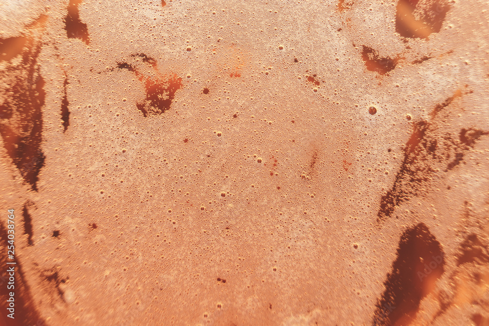 Poster Close up Beer background macro view.