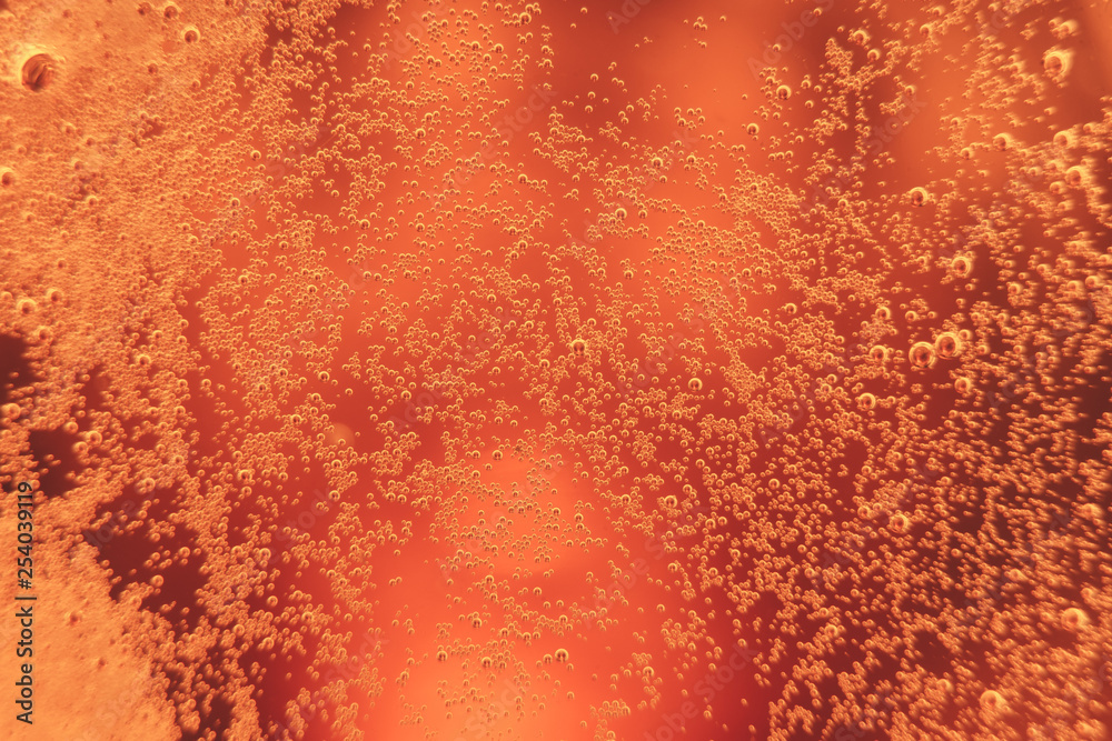Poster Close up Beer background macro view.