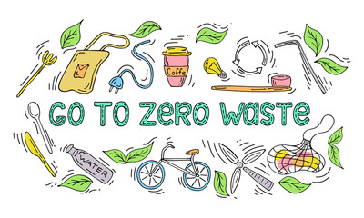 Zero Waste illustration concept