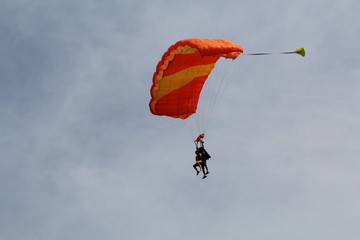 Descente en parachute