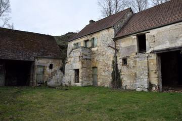 Fototapeta na wymiar Theuville - Village Fantôme