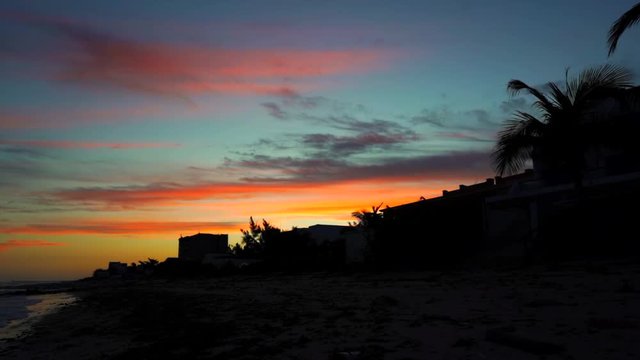 Progreso amanecer sun rise at beach