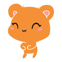 cartoon kawaii cute teddy bear