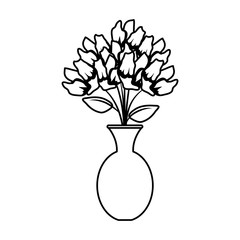 floral decoration in classic vase