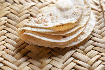 Mexican flour tortillas