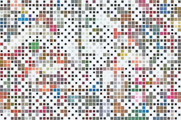 Abstract color halftone pattern