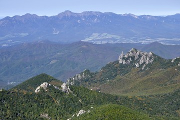 Fototapeta premium 金峰山 賽ノ河原より八ヶ岳連峰