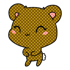 cartoon kawaii cute teddy bear