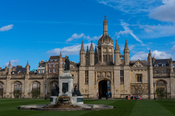Fototapeta na wymiar The fabulous King's College of the University of Cambridge