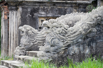 Fototapeta na wymiar chinese dragon sculpture