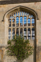 Obraz premium Cambridge City - spectacular architecture in the shape of colleges, chapels, churches and courtyards