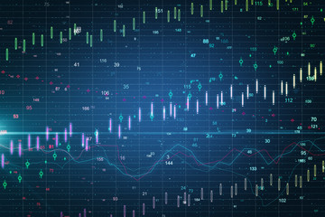 Creative forex chart wallpaper