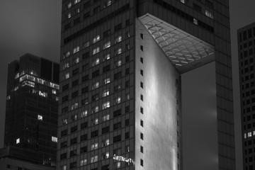  Black and White  Warsaw - Centrum of Warsaw in autumn time.