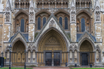 Fototapeta na wymiar London Westminster Abbey St Margaret Church in England