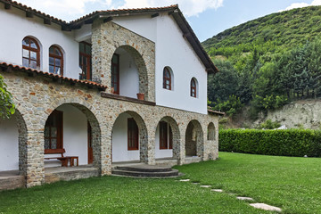 Medieval Building at Vodoca Monastery Saint Leontius near town of Strumica, Republic of North Macedonia