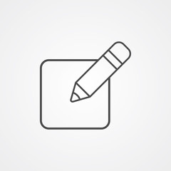 Edit vector icon sign symbol