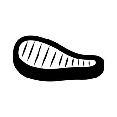Isolated steak icon image. Vector illustration design