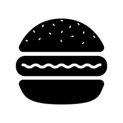 Isolated burger icon image. Vector illustration design