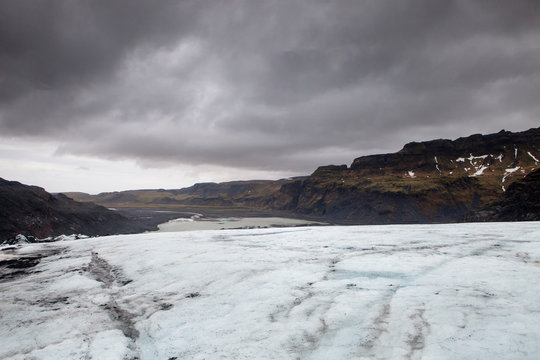  Sólheimajökul glacier in Iceland