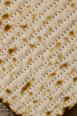 Texture of jewish passover matzah (unleavened bread)