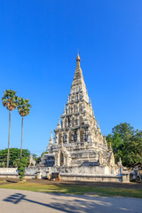 Obraz premium Wat Chedi Liam (Ku Kham) or Temple of the Squared Pagoda in ancient city of Wiang Kum Kam, Chiang Mai, Thailand