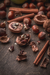 Walnuts and hazelnuts