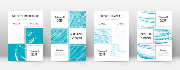 Cover page design template. Business brochure layo