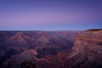 Fototapeta na wymiar Sunset color of grand canyon