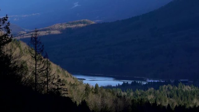 Bohinj Ukanc view from Slap Savica, Slovenia