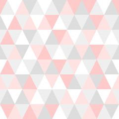 Seamless vector pattern. Abstract triangle geometric background.