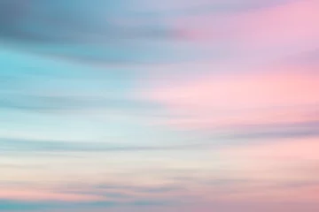 Fototapeten Defocused sunset sky  natural background © volgariver