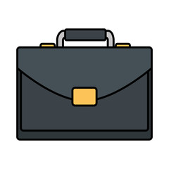 portfolio briefcase isolated icon