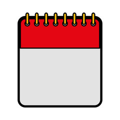 calendar reminder isolated icon