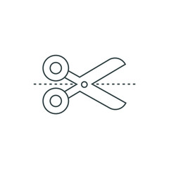 Scissors icon. Cut symbol. Eps, vector illustration.