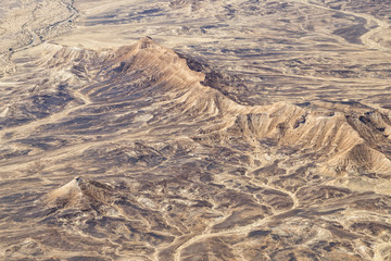 Eilat, ISRAEL -February 28, 2019: Flying over the coast at Eilat of Israel