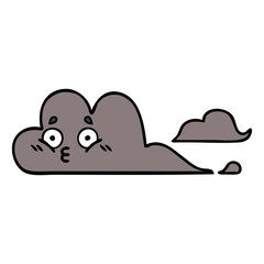 cute cartoon storm cloud