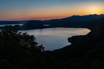 Fototapeta na wymiar Akita Prefecture Towada Lake