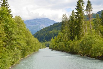 Obraz premium Rivière Giffre-6