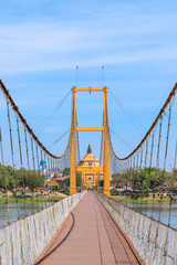 Bangkok Bicentennial Bridge over Ping river at Tak province, Thailand