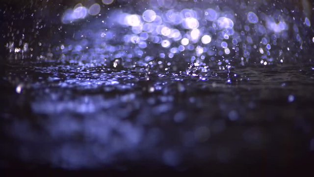 Raindrops Slow-motion
