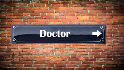 Fototapeta premium Sign 404 - Doctor