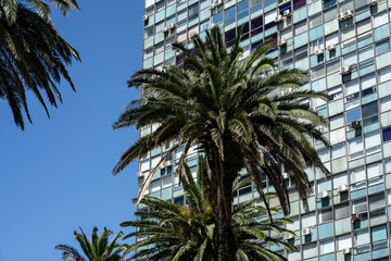 Fototapeta na wymiar Modernist building, Montevideo