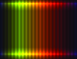 Violet, yellow, orange and red gradient linear background, neon effect