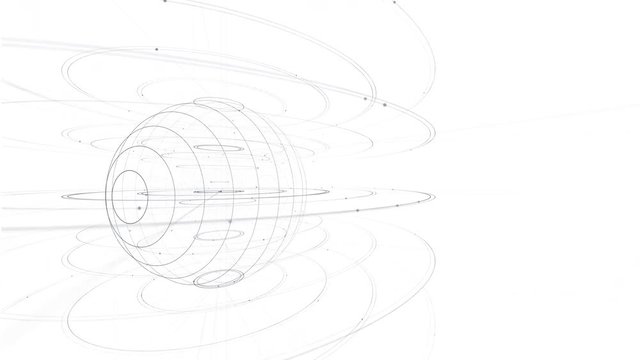 Communication network concept.