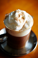 latte cream on top 
