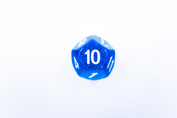 Isolated k20 dice