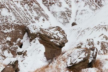 Heart-Shaped Rock on a Pedastal